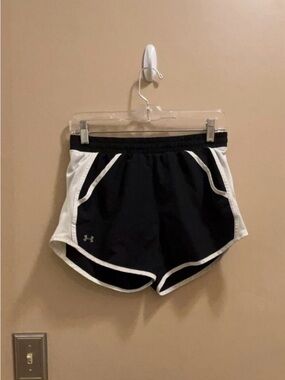 Under Armour Women’s Black Shorts with White Trim
